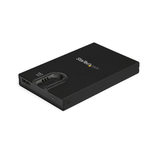StarTech.com Box esterno criptato USB 3.0 per HDD/SSD SATA da 2.5" -Accesso tramite impronte digitali biometriche/password (S251BMU3FP) - Box esterno - 2.5" - SATA 6Gb/s - USB 3.0 - nero - Compatibile TAA